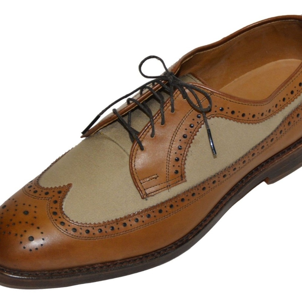 Ralph Lauren Men Brown/Beige Oxford Shoes